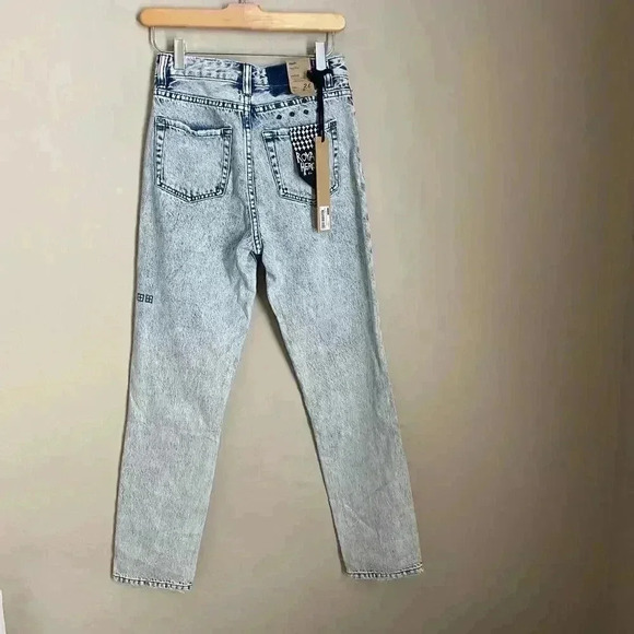 KSUBI Slim Pin Dusted High Rise Jeans Size 26 - Picture 8 of 16